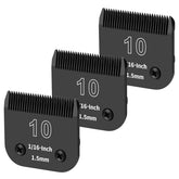 YAZIYIR 3 pack detachable blades delivering durable, rust resistant grooming for quick swaps
