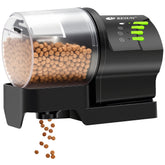 Ycozy AF2020 feeder front view showing timed feeding option