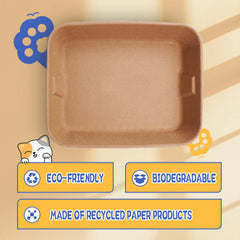 YCSKJK disposable cat litter box leak-proof bottom protects floors