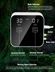 Ycxydr Reptile Mister Detailed Spray Density highlights customizable mist settings