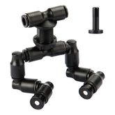 YCXydr reptile mister nozzle assembly shows a versatile 360-degree misting setup for terrariums.