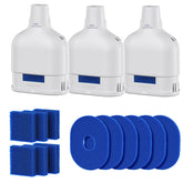YEAPAW cat water fountain filter with five-layer filtration delivers clean, refreshing water for pets.