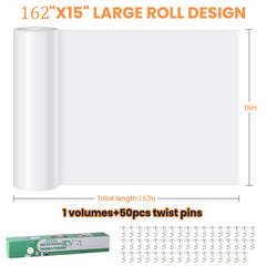 Yeatem extended 162x15in protector prepares long furniture coverage.