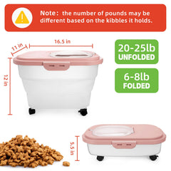 YECERCAN measuring cup and dog scoop included for portions