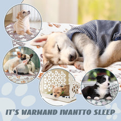 YedsIntu coral velvet fabric blanket, soft and quick-drying for pets.