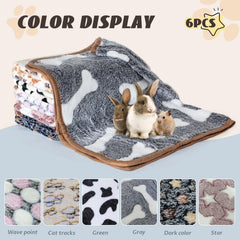 YedsIntu guinea pig blanket 16x24 inches, reversible with heat reflecting layer.
