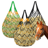YedsIntu hay bag hanging setup with durable fasteners for secure feeding.
