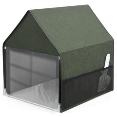 Yeebeny cat litter box cover front view with discreet odor concealment.