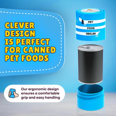 Yellow Hydrant reusable can cover eliminates plastic wrap waste.
