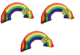 Yeowww catnip rainbow toy 3-pack, vibrant colors invite active play.