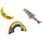 Yeowww! Rainbow catnip toy for interactive play and enticing scent