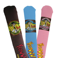 Yeowww! catnip cigars in blue, pink, and green offer sensory engagement