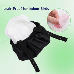 Yesito breathable mesh fabric keeps birds cool during walks
