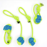 YesWood Tug of War rope ball toy for small dogs enhances interactive play and bonding.
