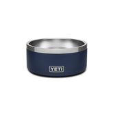 YETI Boomer 4 dog bowl navy front view showing 32-ounce capacity