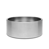 YETI Boomer 8 stainless steel dog bowl ready for kibble and water.