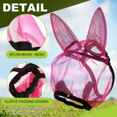 Yeyeplum mask features adjustable fasteners to stay secure during rides