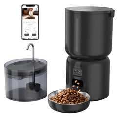 YFL automatic feeder 4L releasing kibble smoothly