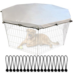 YGCASE universal dog playpen cover top protects from sun and rain for outdoor use