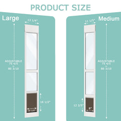 YGNNJY dog door flap opening for easy passage
