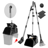 YGNNXRN pooper scooper large swivel bin and long handle for easy yard cleanup