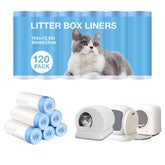Yhwocd thickened cat litter bags in roll packaging for mess-free use.