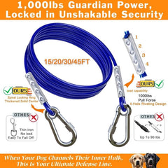 YiizKilc 360-degree swivel dog leash prevents tangles during play