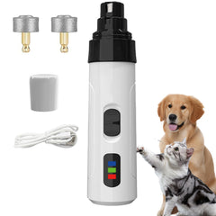 Yikuhot dog nail grinder with dual diamond drum heads for safer trims.