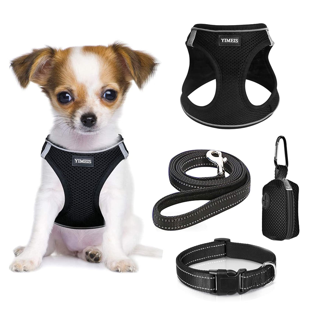 YIMEIS dog harness with breathable mesh for comfortable all-season walks