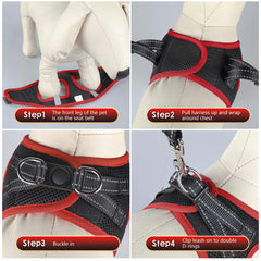 YIMEIS 5ft reflective leash for safer nighttime outings