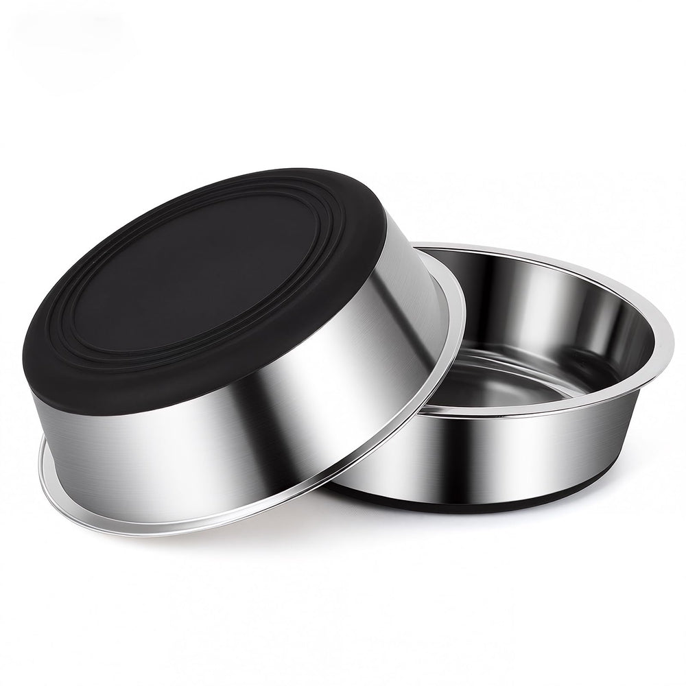 YINGFAN stainless steel dog bowls with a durable base for steady feeding.