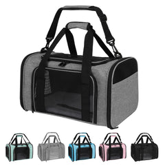 Yipincover soft-sided carrier with side ventilation windows for airflow during travel