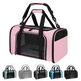 Yipincover soft-sided cat carrier in pink provides convenient travel for small pets