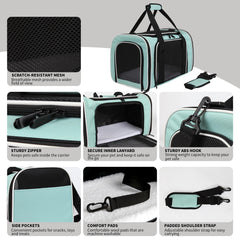 Yipincover ventilated mesh panels ensure airflow for small pets