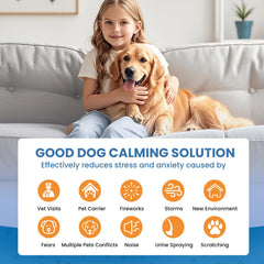 Yirr dog calming diffuser in-use scene supports relaxed behavior