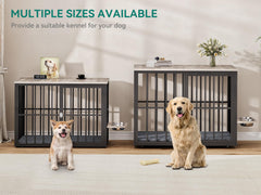 YITAHOME crate with rotatable bowls for easy feeding from the stand.