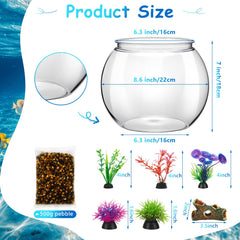 Yiyiring betta bowl tree trunk decor enhances habitat realism and easy cleaning
