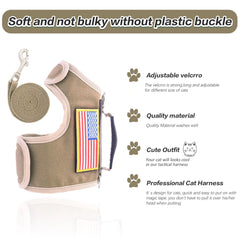 YIZHI MIAOW adjustable cat harness offers comfortable fit for growing cats.