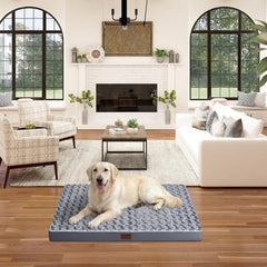 YIZHUOPET dog bed with non-slip bottom keeping it steady