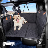 YJGF dog back seat extender turns rear seat into a roomy travel bed.