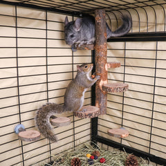 YKD platform with easy nuts and bolts installation for secure cage setup