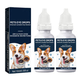 Yocisku cataract drops bottle pouring for dogs, convenient daily eye care