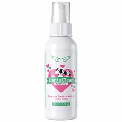 YOCMIPS Milolabco dental spray bottle shown for dog oral care and fresh breath.
