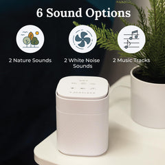 Yogasleep Pawzz six-sounds option set supports different pet moods.