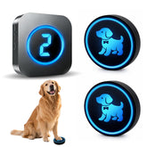 Yoiilifee dog doorbell receiver display shows which transmitter activated for training