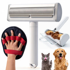 Yoioyms 2-in-1 pet hair remover glove cleans sofas and clothing