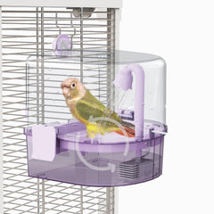 YOOSO WING automatic bird bath pump for gentle, engaging bathing.