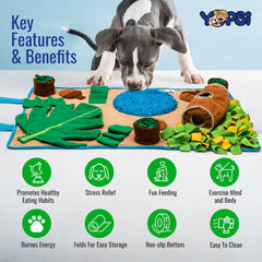 YOPSI Snuffle Mat for large dogs β soft material for gentle foraging sessions