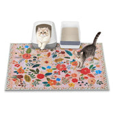 YOSEPATI cat litter mat with deep coil capture traps litter efficiently to keep floors clean