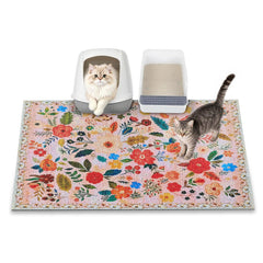 YOSEPATI cat litter mat with deep coil capture traps litter efficiently to keep floors clean